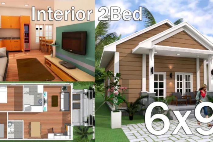 Desain rumah ukuran 6x9 minimalis