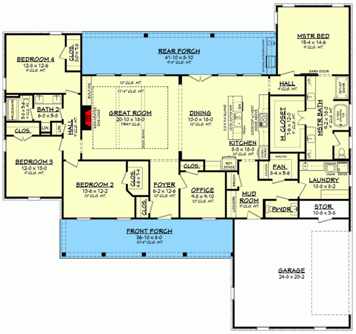 Griya desain rumah 1 lantai 4 kamar