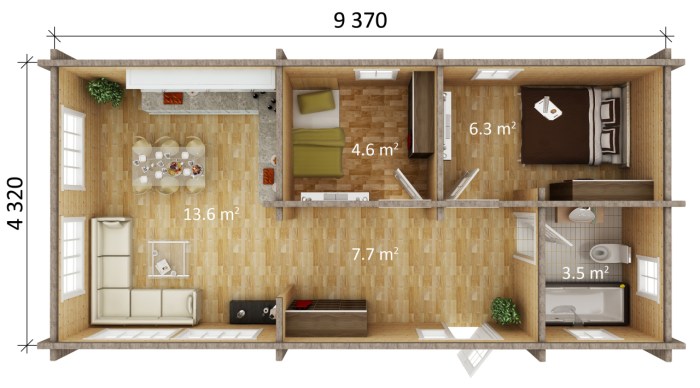 Desain rumah unik type 36