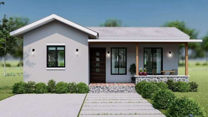 Desain rumah mungil sederhana