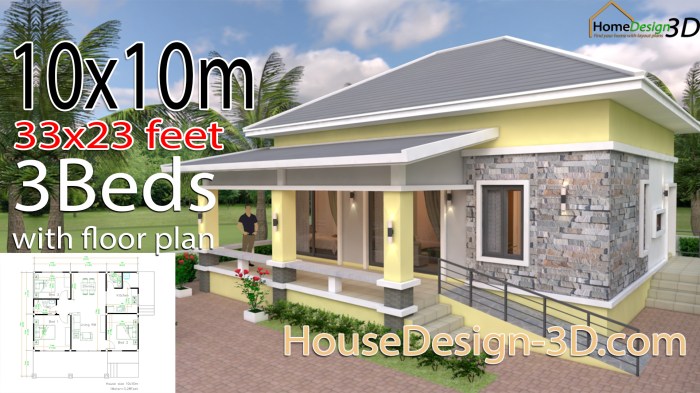 Desain rumah toko 10x10