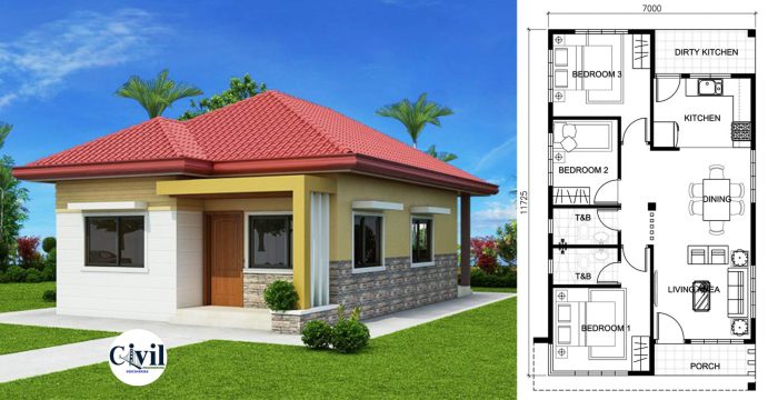 Desain rumah simple elegan