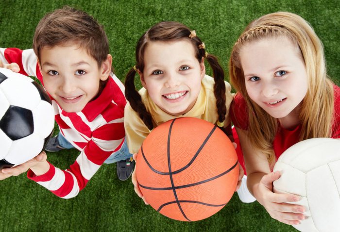 Kindersport im wohnzimmer