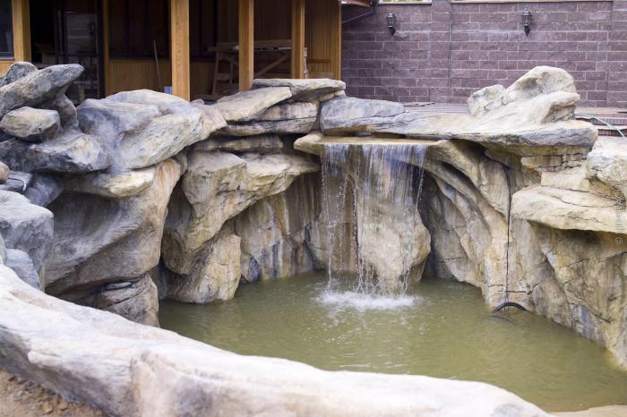 Künstlicher wasserfall wohnzimmer